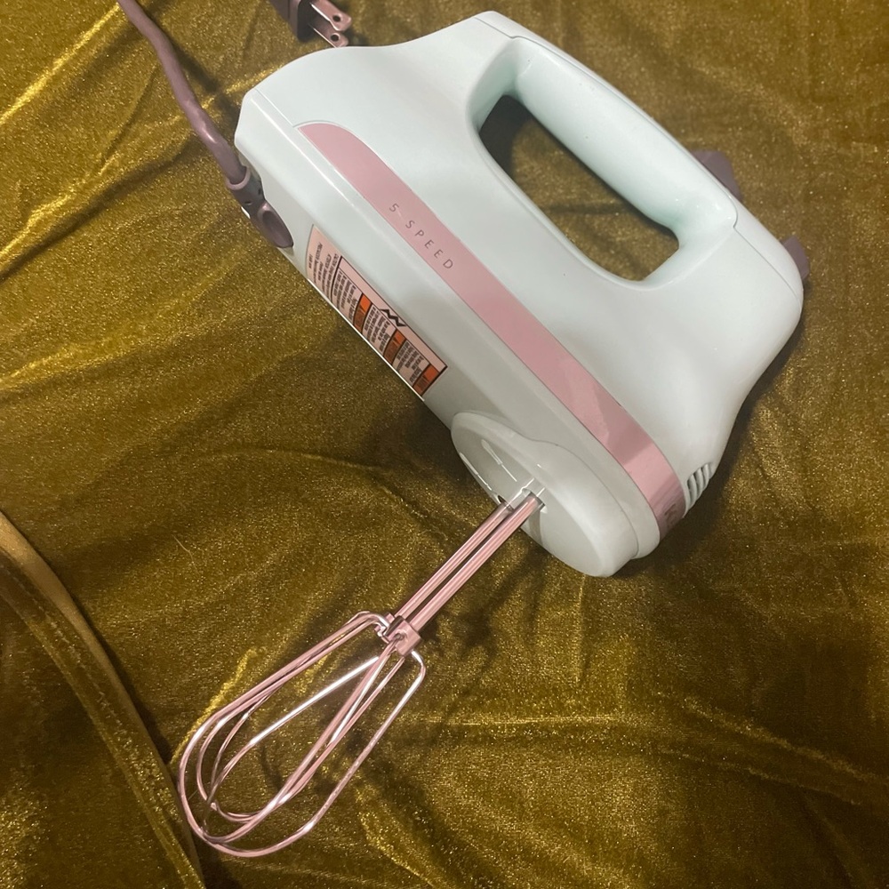 KitchenAid Light Blue Hand Mixer